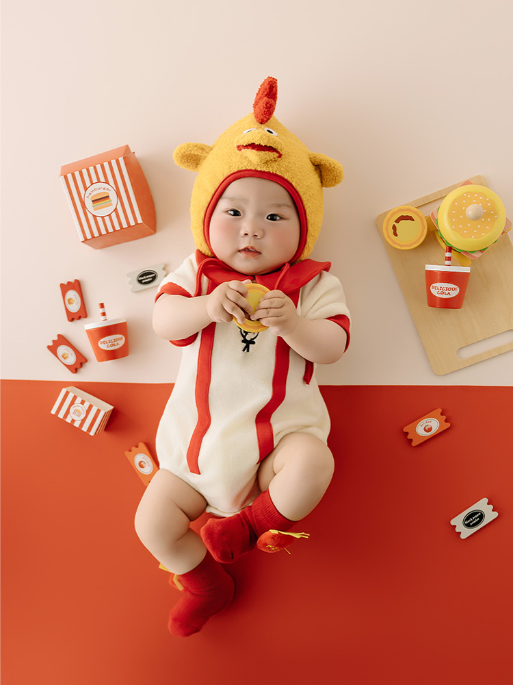 Baby Food With Chicken - Набор аксессуаров для фотосессии малыша на