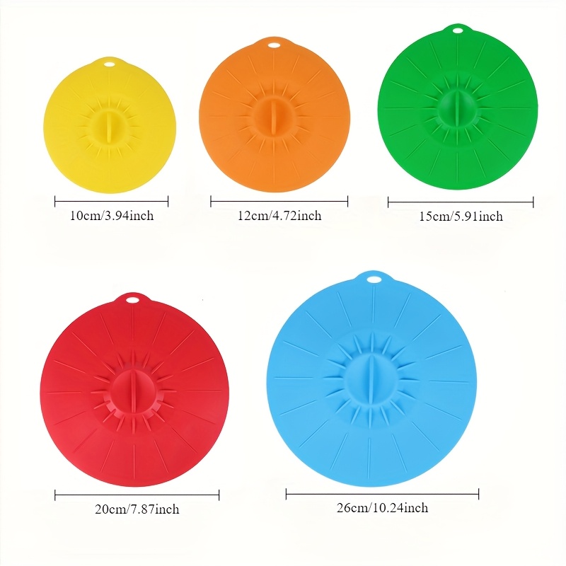 Набор из 5 силиконовых крышек, – обзор и цена Silicone Suction Bowl