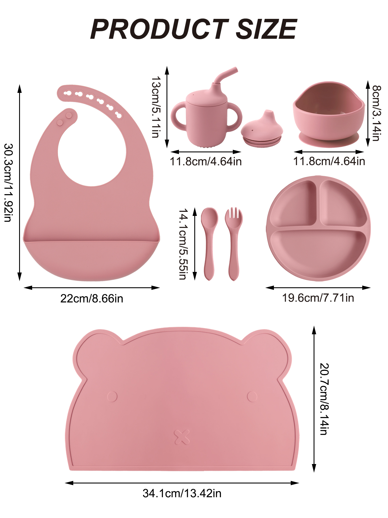7 шт. силиконовый набор для ко – обзор и цена Silicone Suction Bowl